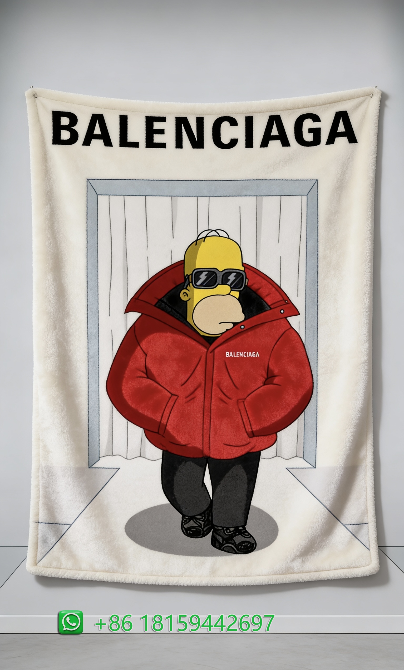 Balenciaga Throw Blankets